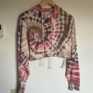 Aeropostale Blush Tie-Dye Hoodie